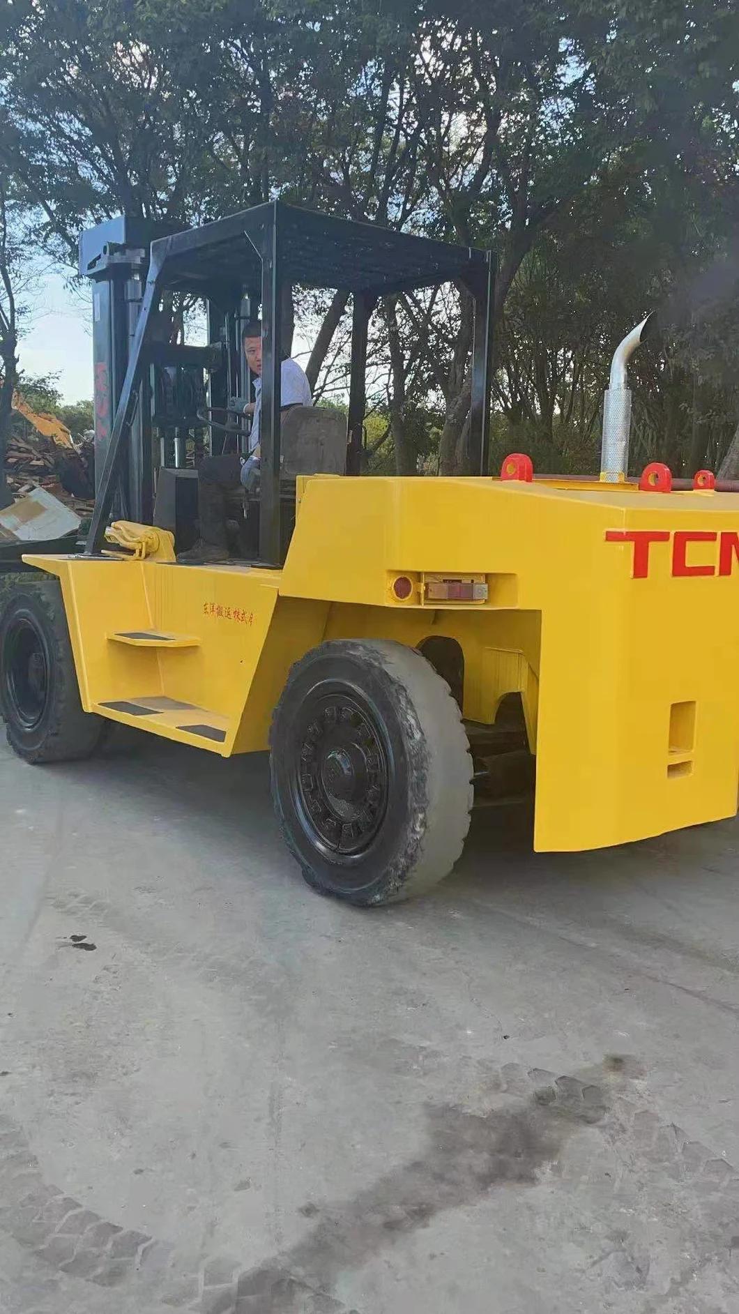 Used Forklift Tcm Komatsu Toyota Diesel Forklift 15 Ton 20ton Forklift with Side Shift for Sale