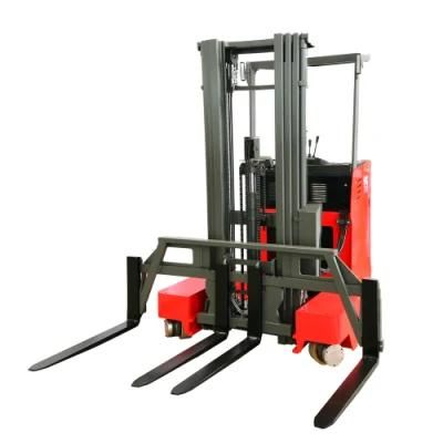 2500kg 4 Way Electric Reach Forklift for Long Materials Carrier