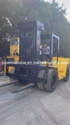 Used Forklift Tcm 15 Tons Raised 6 Meters Good Condition