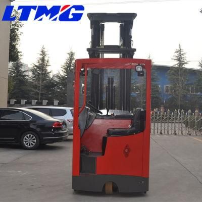 Ltmg Seated Type 1.5 Ton Electric Reach Forklift Truck with Side Shift