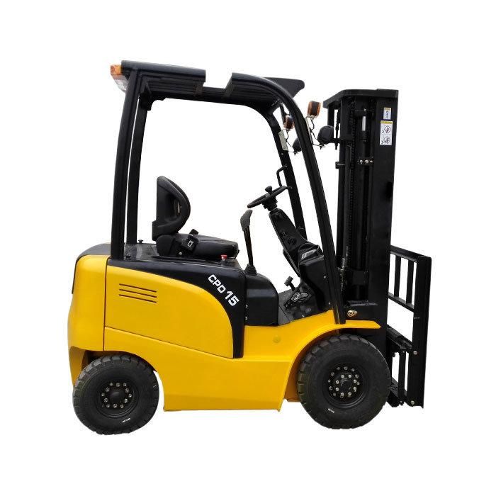 cheap price CPD15 1500kg electric forklift mini 1.5ton forklift truck for sale