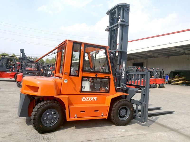 Heli 5ton Diesel/Electric/Battery/Gasoline/LPG Forklift with Spare Parts 5000kg Cpcd50 Cpyd50