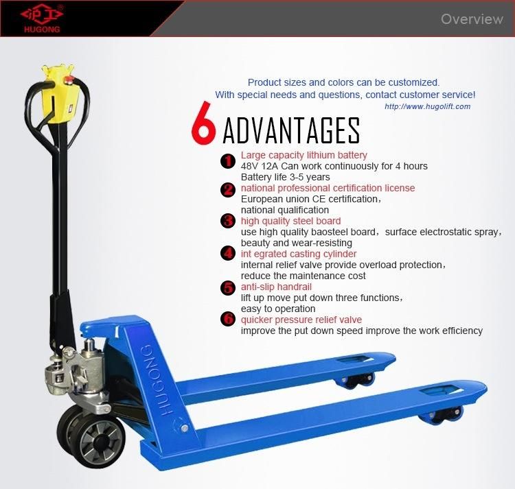 2000kg Semi Electric Hand Pallet Truck