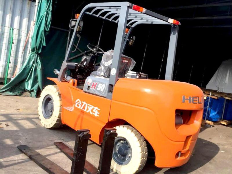 Heli 5ton Diesel/Electric/Battery/Gasoline/LPG Forklift with Spare Parts 5000kg Cpcd50 Cpyd50
