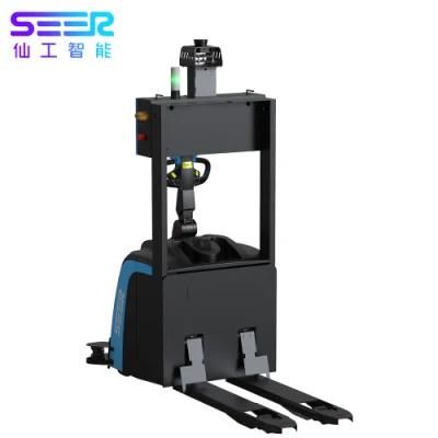High Precision High Efficiency Src-Powered Laser Slam Automated Forklifts with Low Price
