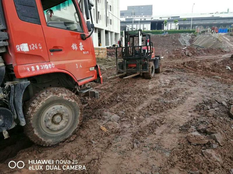 Welfit 3.5t Rough Terrain Forklift with Yanmar Engine