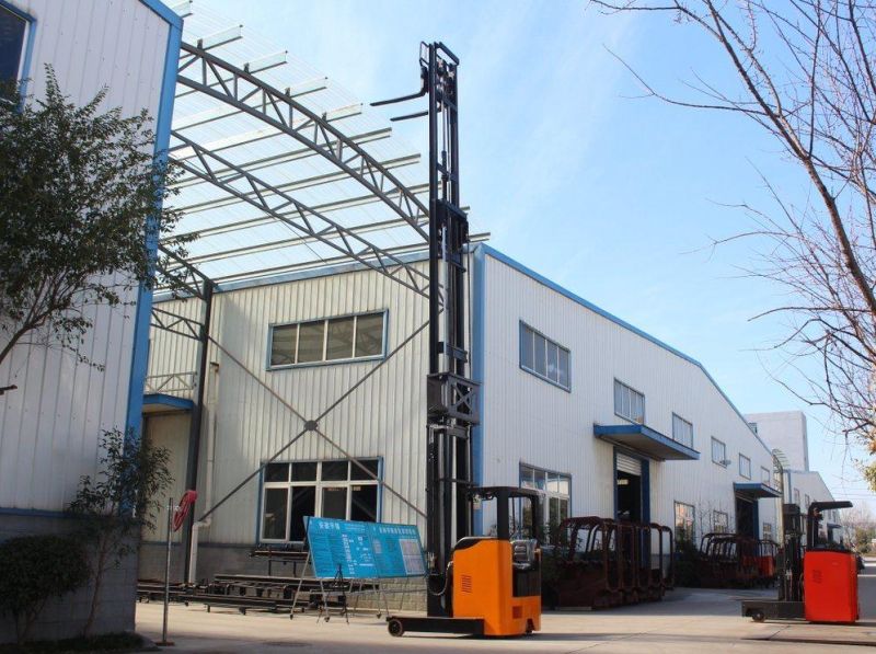 1.5ton 1500kg 1.5t Seated Electric Reach Stacker Truck Battery Stacker 1.6m 2m 2.5m 3m 3.5m 4m 4.5m 5m 5.5m 6m 6.5m 7m 12m Mast with CE ISO