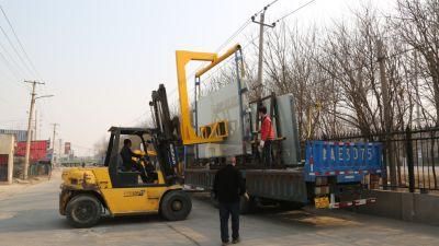 Glass Transport Forklift Truck Crane with Base