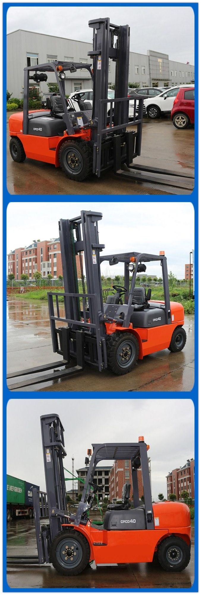 High Quality ACTIVE CPCD40 4ton Diesel Forklift with Competetive Price for Sale