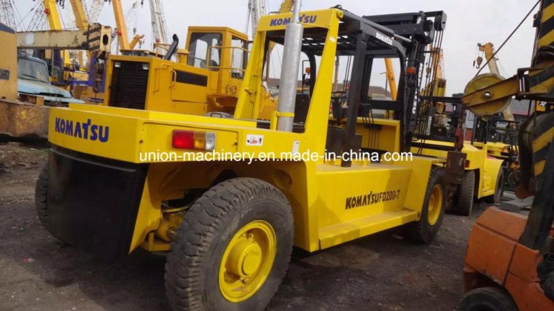 Used Komatsu Forklift Fd200 (20T) Original Japan