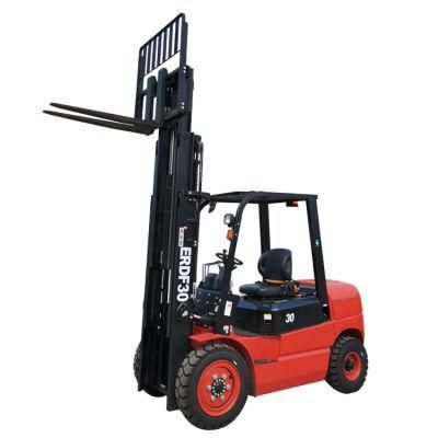 CE Approved 3ton, 3.5ton, 4ton, 5ton Erdf30 Lifting Equipment Diesel Forklift with Euro3 Engine