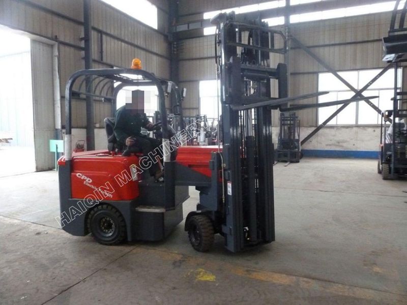 Small Articulated Battery Forklift (CPD50) for Working in Narrow Aisle