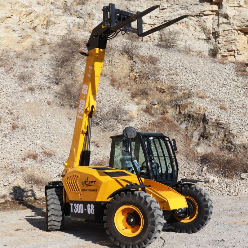 3 Ton Telehandler Forklift Telescopic Wheel Loader