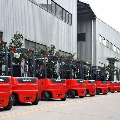 Good Production Line 3000-6000mm Electric Forklift with Natural Cooling