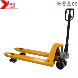 The Quality Hand Pallet with Nylon/PU/Rubber Wheels Truck Made in China Factory