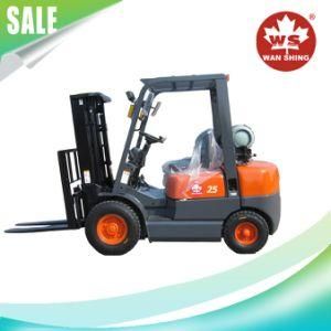 2500kg LPG Forklift with Nissan K21 Engine/Gasoline Forklift