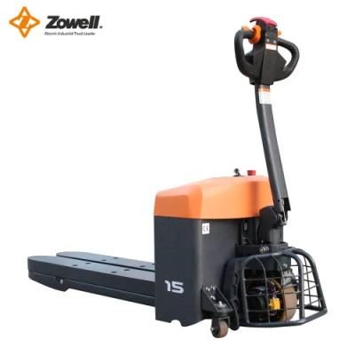 Zowell 205mm Wooden China Mini Forklift Electric Truck Pallet Jack with Good Service Xpc15
