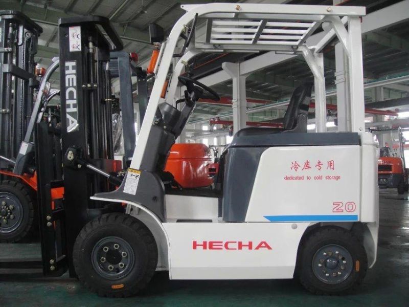 2t 3m Four Wheel Electric Truck Counterbalanced Hydraulic Forklift Sitting Driving Style