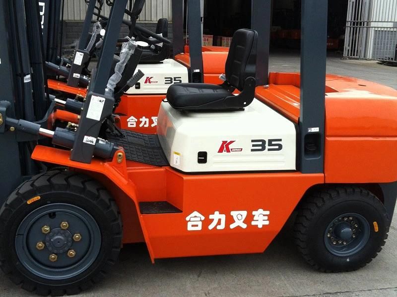 Famous Heli Cpcd50 5ton Diesel Forklift with Positioner