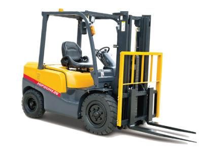 2000 Kg 2 Ton Mini Counterbalanced Diesel Forklift Truck with Side Shift