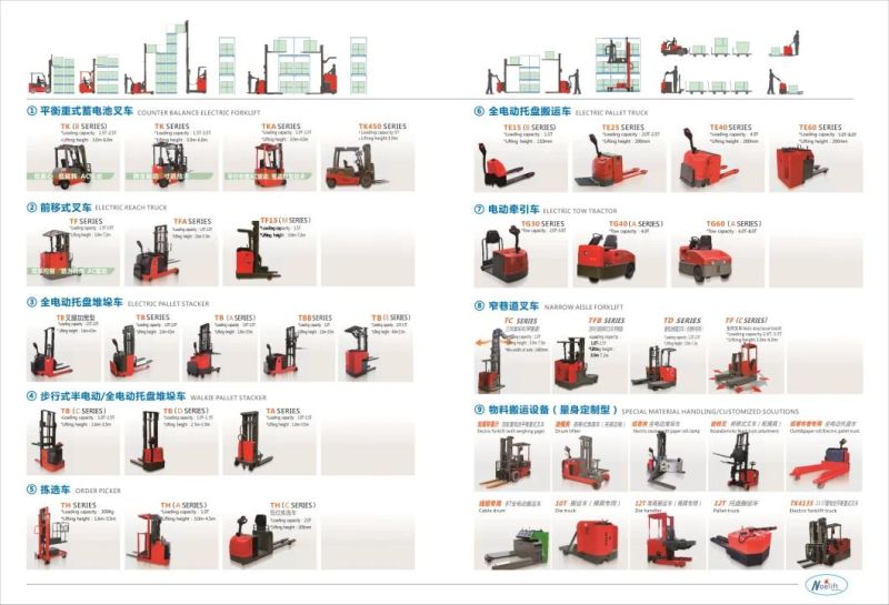 500 Kg 800 mm Self Loading Stacker with Electric Power