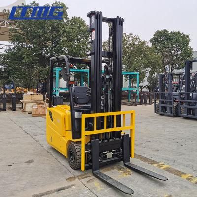 Ltmg Three Point Forklift Electric 1.6ton 1.8ton Three Wheels Forklift with Solid Tyres Curtis Controller