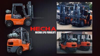 3ton Hecha LPG Forklift Gasoline Forklift Truck