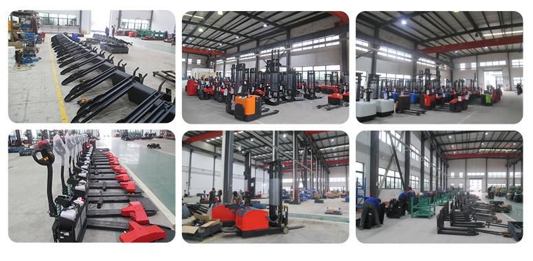 Electric Forklift 1500kg 2000kg Pallet Stacker Warehouse Equipment 1.5 Ton 2 Ton Electric Stacker with Optional Lifting Height