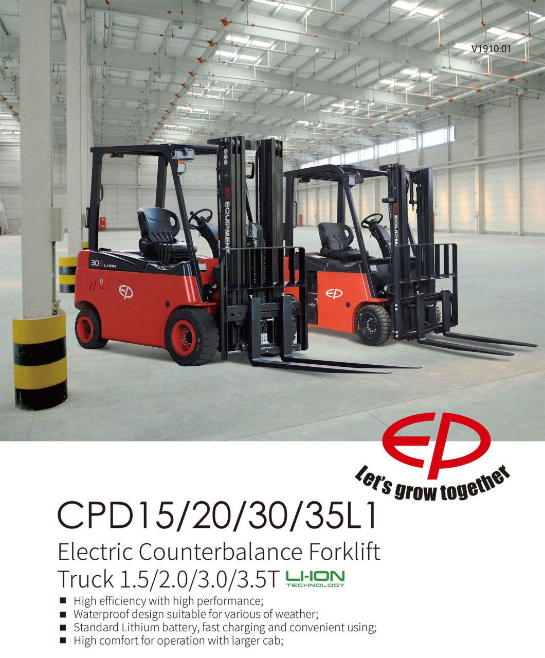 2.0t Based on Li-ion Battery Designed Electric Forklift Truck