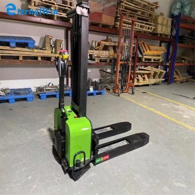 Electric Pallet Stacker 2 Ton Capacity Loading Stacker Forklift with Charging Battery Power