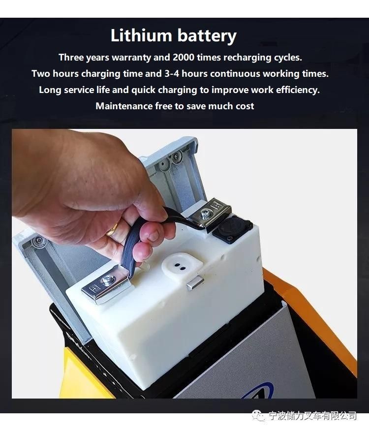 1500kg Lithium Electric Pallet with CE Certificate