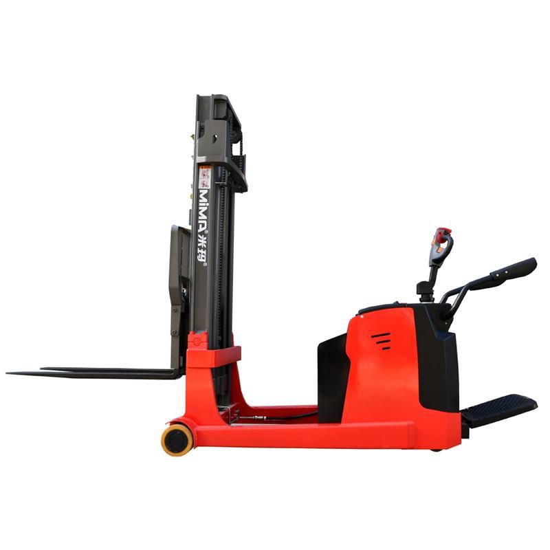 Lithium Battery Operated Full Electric Double Pallet Stacker