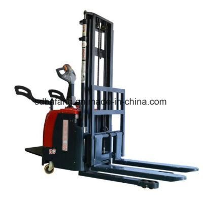 Factory Supply Warehouse Walkie Forklift Full Electric Pallet Stacker