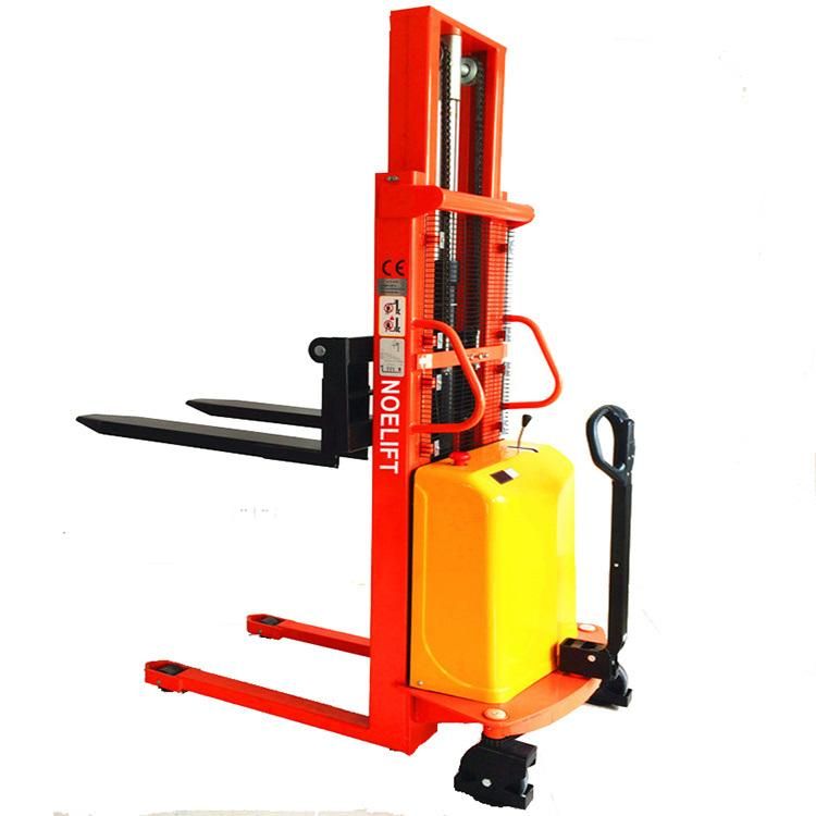 1500kg Semi Electric Pallet Stacker with 3.5m Lift Height
