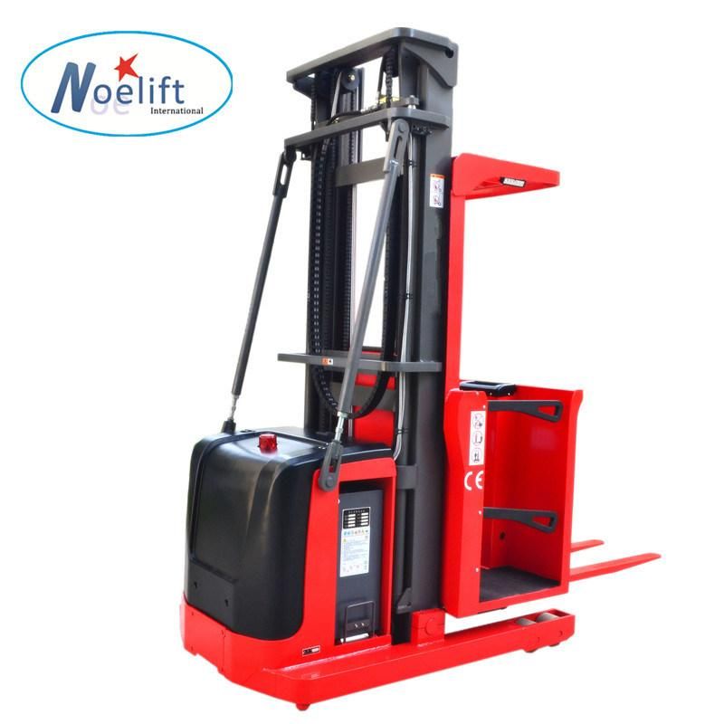 1000kg 6meters Lift Height Electric Forklift High Level Aerial Order Picker Machine