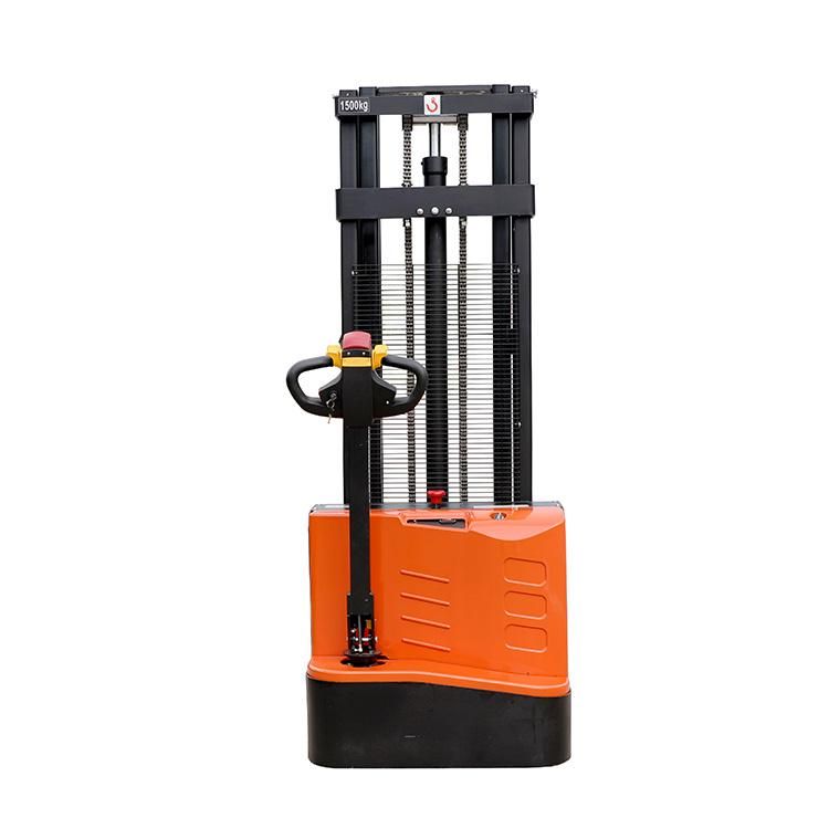 Niuli Electric Forklift Capacity 1.5ton Full Electric Stacker for Warehouse