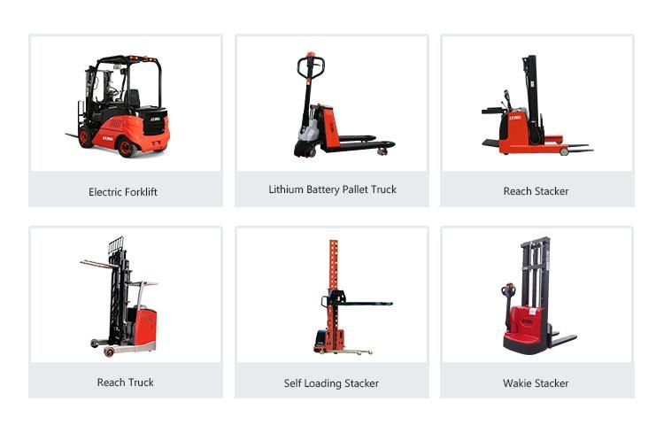 Ltmg Reach Forklift 1ton 1.5ton 2ton Stand on 3 Ways 4 Directions Electric Reach Truck with CE ISO