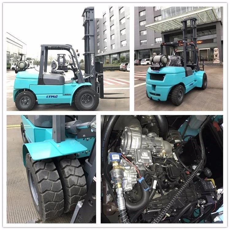 Ltmg 5 Ton LPG Gasoline Forklift with 6m Lifting Height