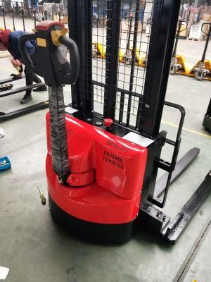 Forklift Push Pull Stackers 1t/1.5t Load Small Electric Pallet Stacker