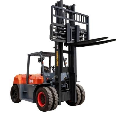 Container Handler Heavy Duty Air-Conditioner Foklift 12 Ton 10 Ton Diesel Forklift Truck