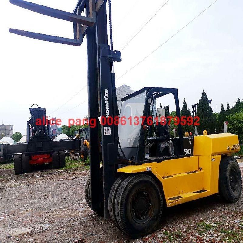 15ton Japan Used Komatsu Fd150 Heavy Duty Diesel Forklift for Sale