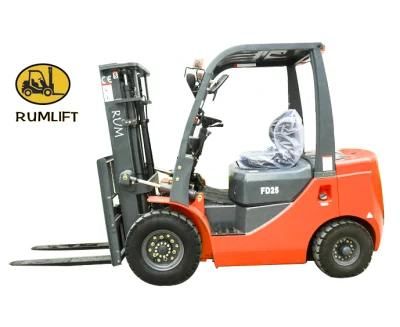 2.5 Ton New Diesel Forklift with Japanese Engine Automatic Transmission