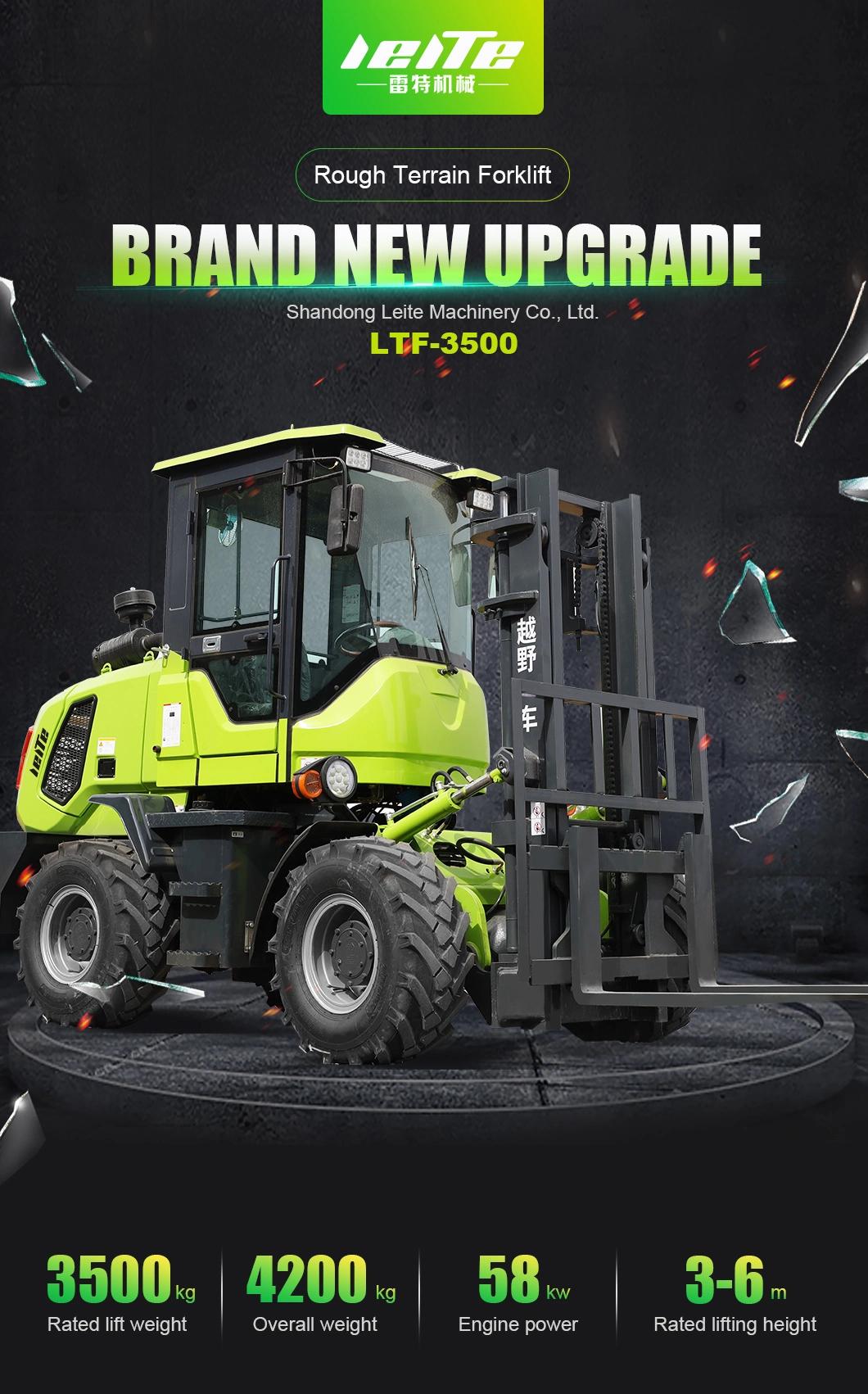 Four-Wheel Drive Cross-Country Forklift Cross-Country 3 Ton Forklift