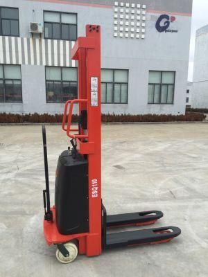 China Gp Forklift Truck Pallet Stacker 1.5t/3m Semi-Electric Stacker Walkie Type with Ce