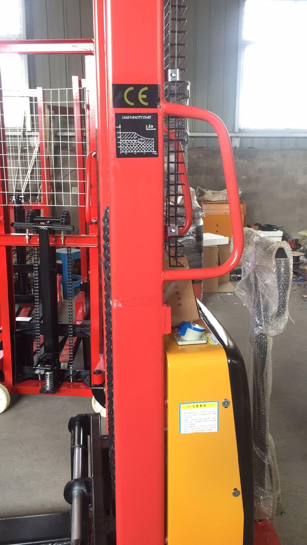 1 Ton 1.5 Ton 2 Ton Single /Double Mast Series Semi Electric Stacker