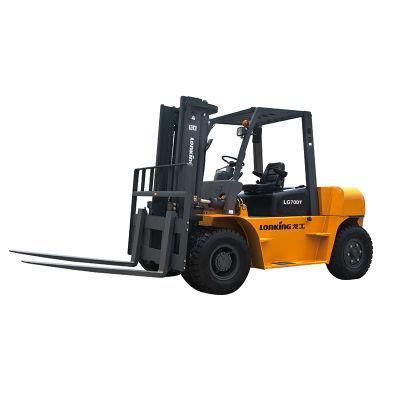 Lonking Diesel Forklift LG70dt Price 4 Directional Diesel Forklift