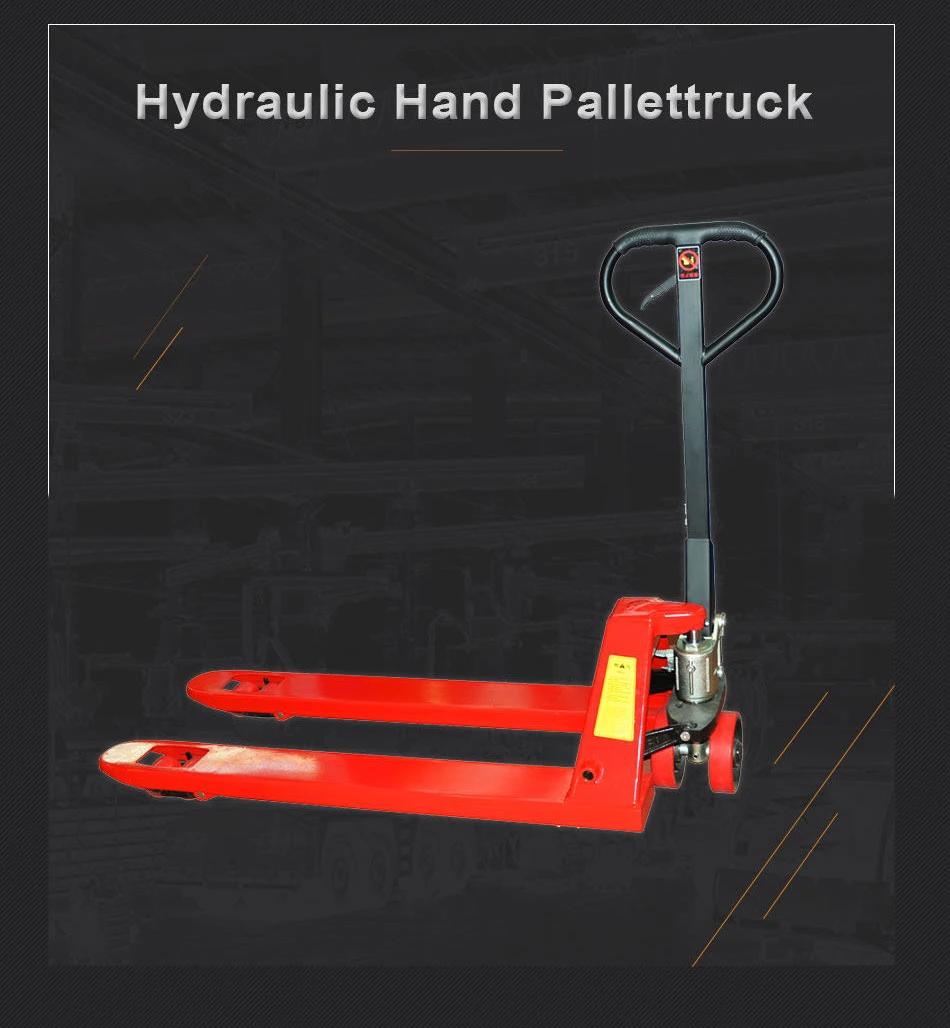 China Supplier Hydraulic Forklift Hand Pallet Jack 300kg Hand Pallet Truck