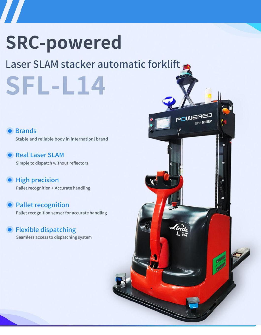 China Very Narrow Forklift 2000kg 1000mm Electric Articulated Forklift for Warehouse