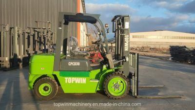 China Warehouse 2.5t 3t 3.5t 5t 7t 10t LPG Gasoline Electric Diesel Japanese Isuzu Engine Forklift Truck with Best Price for Sale