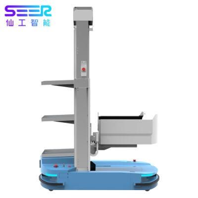 Advanced Design Manufacture 1.5 Ton Automatic Electric Stacker Lift Reach Stacker
